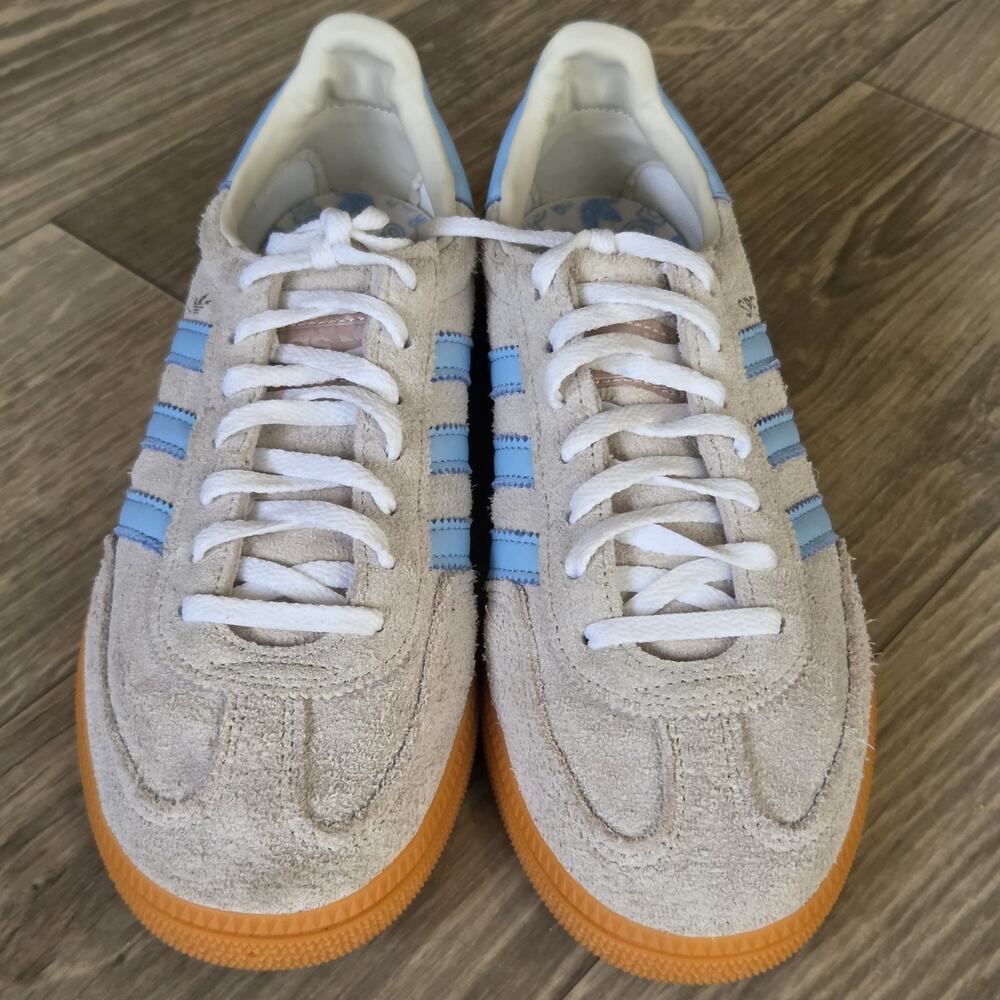 Adidas Handball Spezial Womens US 7.5 Gray Athletic Walking Shoes Sneakers - Picture 5 of 15